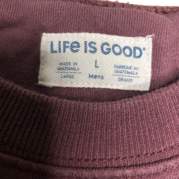 Life is Good men’s sweatshirt. Size large - Picture 4 of 5